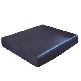 Satijnen zijde gemonteerd laker met elastische band enkele twin queen king size blackblue kleur koud laken en bed linnen 240424