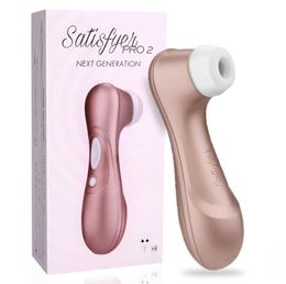 Satisfyer Pro 2 Sucking Vibrator Silicone G Spot Clitoris Estimulador Nipple Sucker Mujeres eróticas Juguetes sexuales para adultos2519643