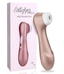SAXTYER PRO 2 SUCKING VIBROCHER Silicone G Spot Clitoris Stimulator Sucker Sucker Erotic Women Adult Sex Toys1517153