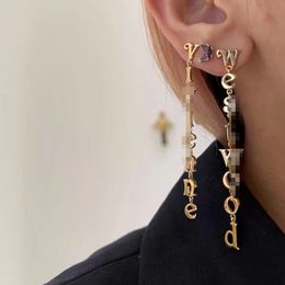 Boucles d'oreilles de créateur de haute édition Saturne 18 cardiottes en or concepteur pour femmes boucles d'oreilles de luxe légères