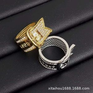 Saturn Viviane Jewlery Bijoux de créateur pour femmes Viviennr Westwood Anillos l'impératrice douairière occidentale bague de ceinture en diamant Sier or rose tricolore