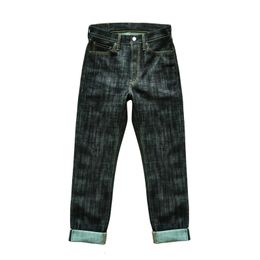 SAUSZHAN 308XX-BO-WIND Jeans voor mannen furinkazan selvedge raw denim jeans heren jeans 66 mode fit 16,8 oz verzilverde knoppen 240412
