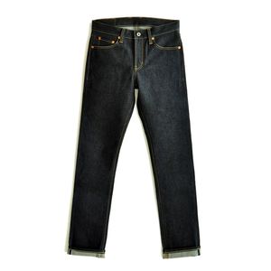 Saucezhan 310XX-18OZ Jeans pour hommes Selvedge Denim Jeans Slim Fit Automne et Hiver Jeans Pantalon Zipper Fly Heavyweight 201223