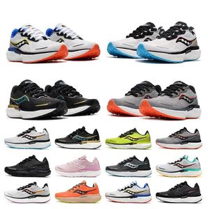 Saucony Triumph 19 Hommes Designer Chaussures De Course Femmes Casual Blanc Noir Vert Tokyo Amulette Orange Volt Rose Amulette Acide Bleu En Plein Air Hommes Triumphs Baskets De Sport