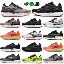 Saucony Triumph Victory 19 Chaussures décontractées Chaussures Running Shoe's Shoe's Lightweight Shock Absorption Breathable Sports Sneakers Taille 36-46