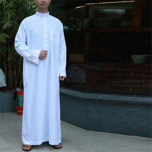 Saudi Arabische Abaya Islamitische Kleding Mannen Lange Gewaad Kaftan Moslim Kleding voor Mannen Pakistan Bidden Plus Size Jubba Thobe 240328