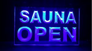 Sauna open bierbar pub neon led bord cadeau man cave
