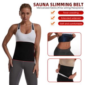 Cinturón adelgazante para Sauna para mujer, cinturón para entrenamiento, corsé con funda para el vientre, moldeador corporal para quemar grasa y perder peso