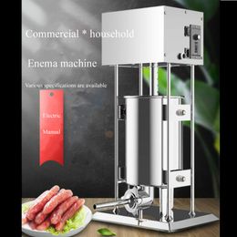 Machine à saucisses verticale manuelle en acier inoxydable, appareil de remplissage de seringues pour saucisses, fait maison, fabricant de viande