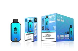 Bang Box 18000 trekjes vape e sigaretten cake wegwerp vape pen 18k crystal vape 650Mah Batterij voorgevulde wegwerpartikelen vaporizer bladerdeeg verpers Hifancy vape 15k 16k bar