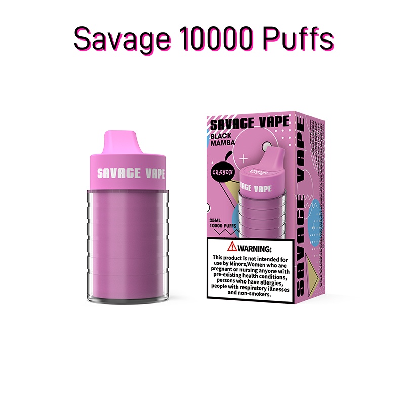 Savage Vape Vape Sfuggini 15k 10K 10000 sbuffi 25 ml vape usa e getta 2% 3% 5% a flusso d'aria regolabile carrello prefettito 10 gusti gusti dispositivo guscio maglia bobina da 650 mAh