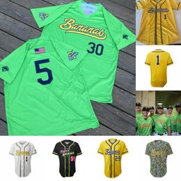 Savannah Banana Baseball Jersey Custom Elke naamnummer S-XXXL