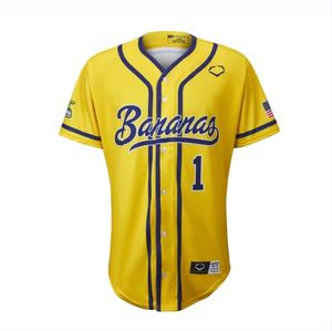 maillot de baseball personnalisé Savannah Bananas