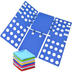 Ahorra tiempo, fácil de usar, carpeta de plástico para camisas, productos de lavandería desmontables, camisetas, jerséis, tablero plegable