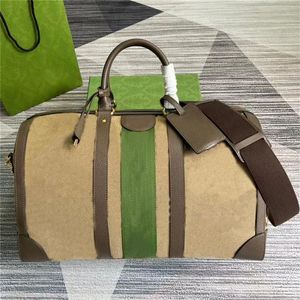 Savoy grote plunjezak beige ebbenhout Jumbo G reliëf canvas zwart handbagage lederen tag sleutelhouder Ophidia medium luxe ontwerper Lu280V