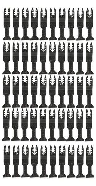 Lame de scie 50pcs 45 mm lame de scie oscillante Oscillant lame multi-outils à haut carbone en acier de coupe outil 4736589