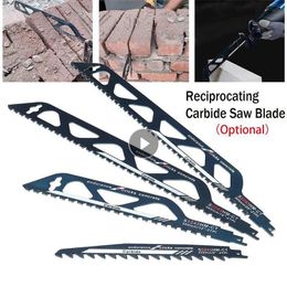 Zaagbladen S3243HM/S2243HM/S1243HM Tungsten Carbide Legering Viseer Saw Blades Sabre Saw voor Aired Cement Bricks beton