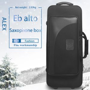 Saxofoon Alex Saxophone Box EB Alto Saxofoon Lage and Bags Box Case