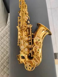 Saxophone classique original 54 Structure modèle bflat professionnel soprano saxophone goldplated tube corps sax soprano sax soprano