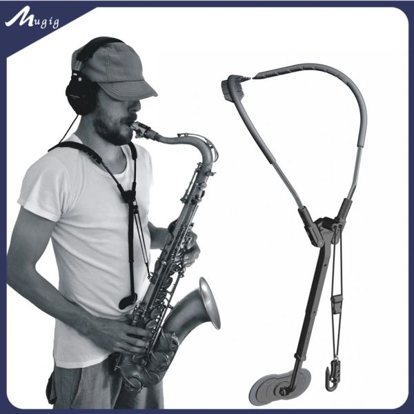 Saxophone générique saxophone épaule harnais en aluminium matelder sax stex confortable couche à cou