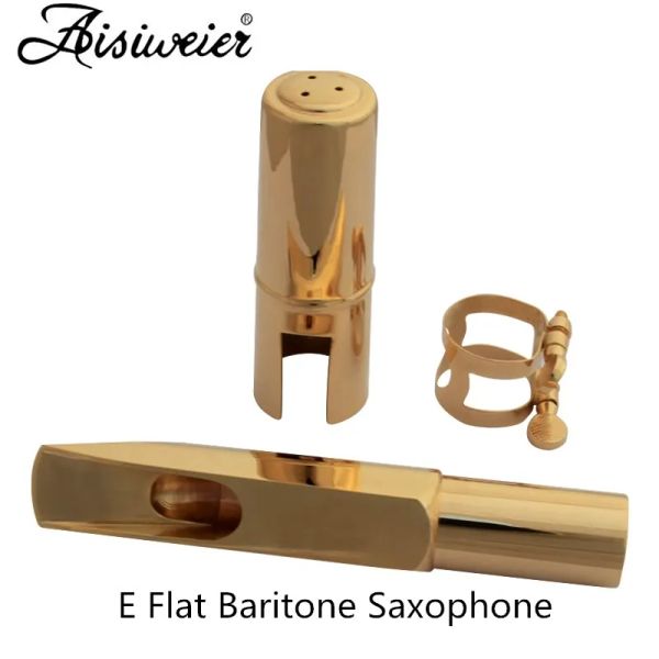 Saxophone en laiton doré E Baryton plat BaraTone SAXOPHONE BOUCLE 59