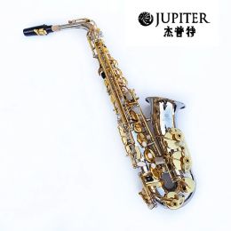 Saxofón Júpiter Jas1100 NUEVA LLEGA ALTO EB SAXOPHON SAXOPHONE Musical Instrumento Gold Lacquer Sax con boquilla de caja envío gratis