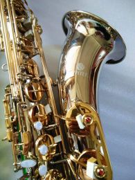 Saxofoon Jupiter JTS1100SG BB Echte foto's Nieuwe tenorsaxofoon Brass Silver Nikkel Body Gold Key B Flat Sax Instrument met Case Free