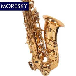 Saxofoon Moresky Eflat EB Alto Saxophone Gold Keys met Case Music Instrument