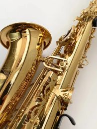 Saxofoon Professional Alto Saxophone Origineel 62 One -To One Structure Model Brass Goldpolated Shell Button Alto Sax Musical Instrument