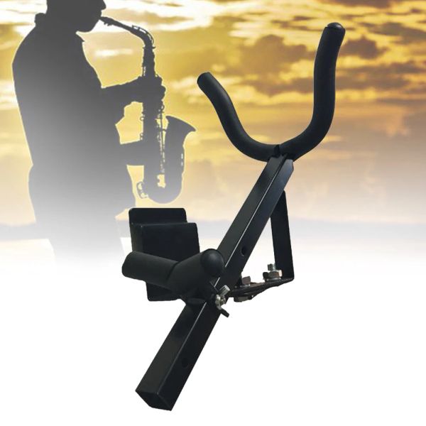 Saxophone Protective Affichage saxophone stand à la maison Parts d'instrument Players Metal Hanger Stable Stable Stable Débutants Plaque mural