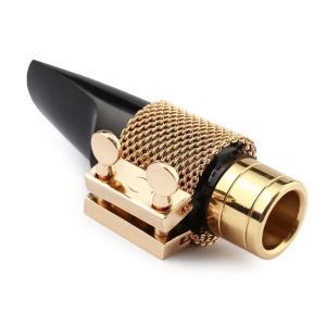 Saxophone saxophone Poince buccale ligature soprano / ténor / alto saxophone en métal clip / chaîne clip / bouche buccale bouth