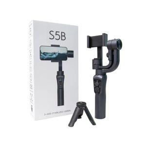 Estabilizador S5B Gimbal de mano de 3 ejes Carga USB Grabación de video Dirección ajustable universal Estabilizador de teléfono inteligente
