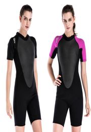 SBART NEOPRENE WETSuit Femmes 2 mm Surfing WetSeuts One Piece Swimming Felling Plongée Sucût humide à manches longues nage 9661956
