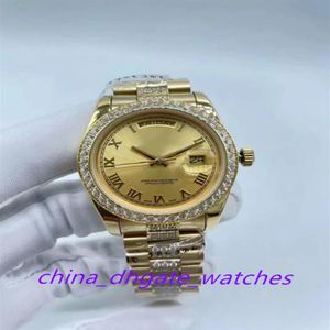 CFF Usine Unisexe Vendre montre 36mm 128235 Jour Date Président Diamant Asiatique 2813 Mouvement Automatique Montres Femmes Men259s