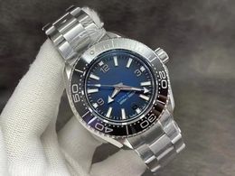 SBF Factory Men's Watch Taille de 44 mm équipé 8912 Mouvement Saphir Crystal Mirror 316L Fine Case Watch Band Fil Polishing
