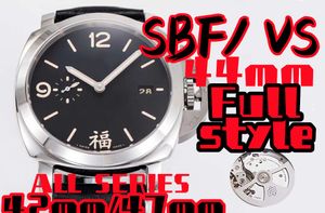 SBF / VS Luxe herenhorloge Pam498 V2, 44 mm alle series alle stijlen, exclusief P90-uurwerk, er zijn 42, 47 mm andere modellen, 316L fijn staal