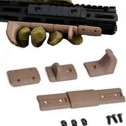 SBGJMY Tactical Mlok Keymod Hand Stop Kit 4 PCS/Set Cubierta del riel Airsoft Airsof