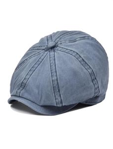 Sboy Hats VOBOOM Gorra de algodón para hombre Verano Plano Mujer Protección solar Boina Gatsby Sombrero 160264T5665896