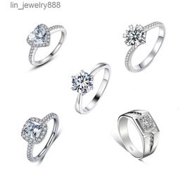 SC 2023 Mode Hochzeiten Engagement Finger Ringe Shiny Licht Luxus Moissanite Zirkon Versprechen, Verlobung, Hochzeit Ringe Frauen