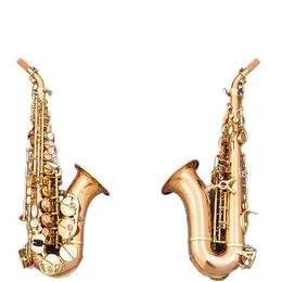 Saxophone Soprano incurvé SC-992, cuivre phosphoreux, Saxophone plat B avec tous les accessoires, expédition rapide