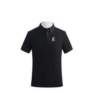 SC Freiburg Polo's voor heren en dames, high-end overhemd, gekamd katoen, dubbele kraal, effen kleur, casual fan-T-shirt