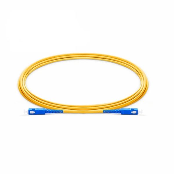 Cable de parche de fibra óptica SC/UPC-SC/UPC, 1 metro de longitud SM G652D/G657A1/G657A2 SX 3.0 mm Diámetro LSZH Telecom