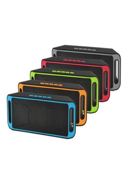 SC208 SC208 Mini haut-parleurs Bluetooth portables haut-parleur mains intelligents sans fil grande puissance caisson de basses Support TF et USB Radio FM Fr4903514