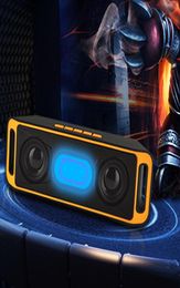 SC208 Super Bass Sound Speaker Bluetooth Portable Stéréo Sans Fil Caisson de Basses TF USB FM Radiocan lien pour le téléphone pourhuawei6217569