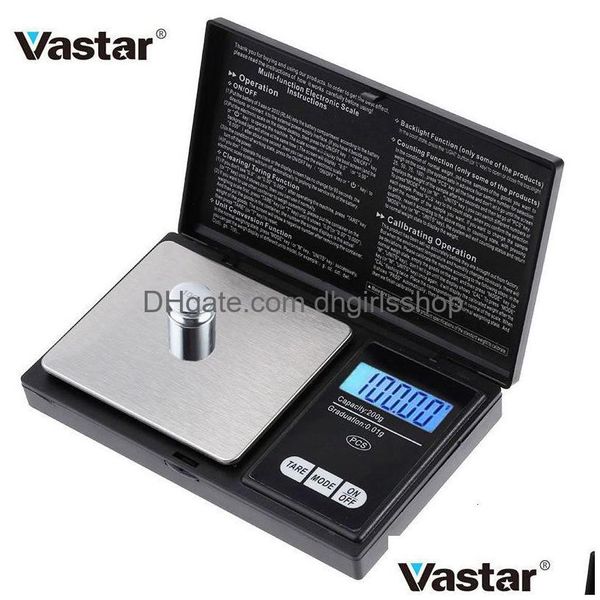 Balances 100G 500G X 0.01G Balance de cuisine numérique de haute précision bijoux or Nce poids gramme Lcd pondération de poche électronique Drop Delive Dh0OL