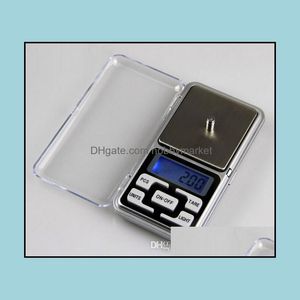 Échelles 200g x 0,01g Mini Electronic Digital Jewelry Scale NCE Pocket Gram LCD Affichage T0015 Drop Delivery Tools Équipement OTYZQ