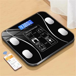 Schalen badkamer elektronische schaal vloer body fat scale led digitaal slim gewicht met app draadloze bluetooth balans body weegschaal