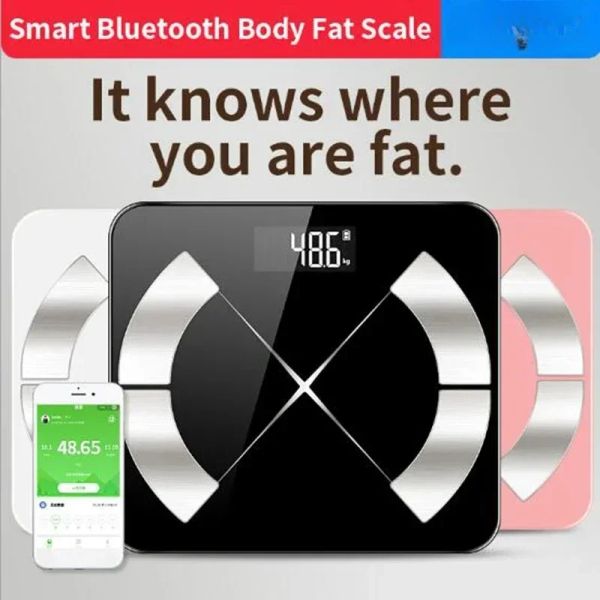 Balance Bluetooth Balance de graisse corporelle intelligente balance corporelle à domicile connexion téléphone portable balance de poids électronique de santé adulte précise