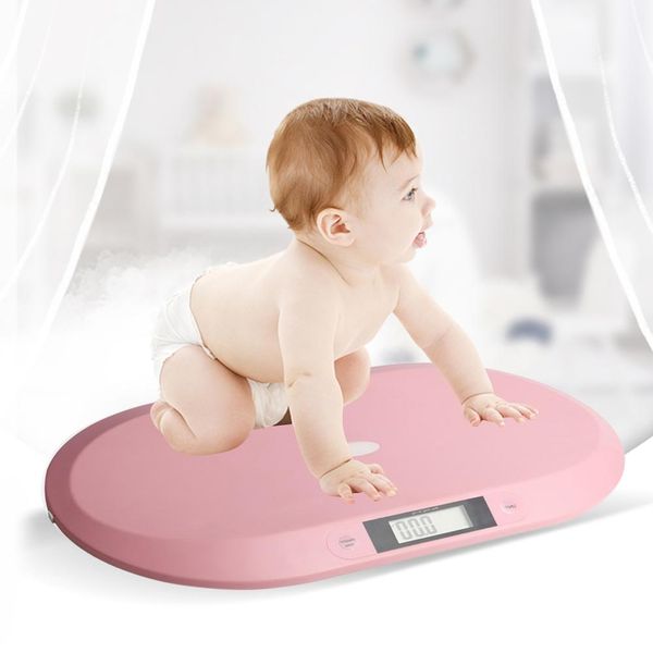 Balance électronique pour nouveau-né, poids et hauteur, écran LED, pour nourrissons, 20kg, animaux précis, jauge de mesure numérique du poids du nourrisson