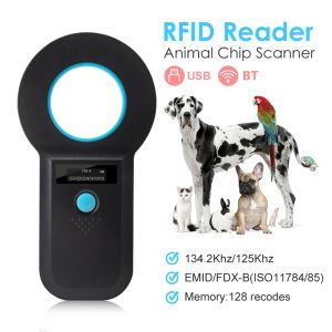 Scanners 134.2kHz dier RFID -lezer 125kHz Pet ID Reader Cat Dog Microchip Scanner Emid FDXB Glaschip Taglezer USB2.0 Bluetooth